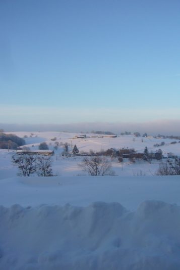 winter in Tours sur Meymont Auvergne